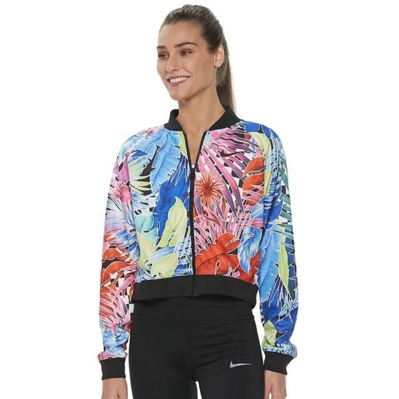 Nike Jackets & Blazers - Nike Sportswear Tropical Print Jacket